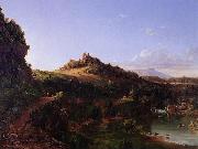 Thomas Cole Catskill Scenery oil painting on canvas